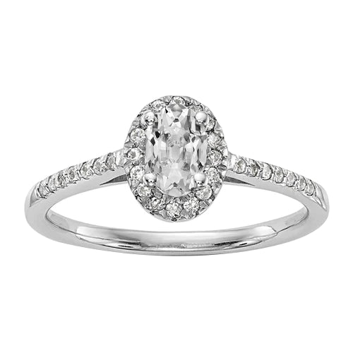 Halo Round & Oval Old Mine Cut Real Diamond Ring With Accents 3.50 Carats