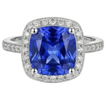 natural round sapphire 3.00ct ring side angle