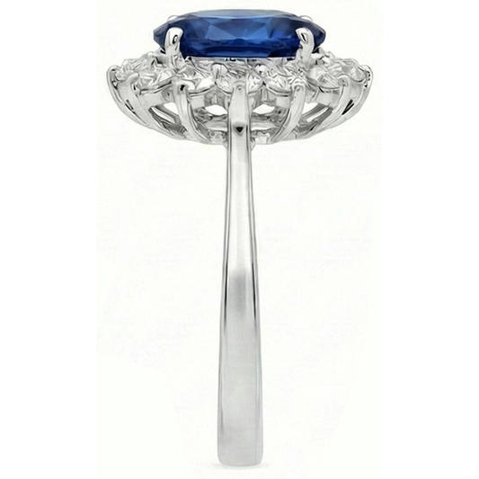Halo Sapphire Ring