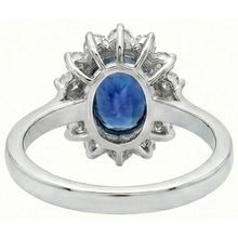Halo Sapphire Ring
