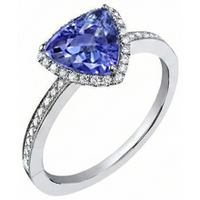 Halo Trillion Tanzanite AAA And Round Natural Earth Mined DIAMOND ( NOT LAB GROWN )s Ring 4 Carats