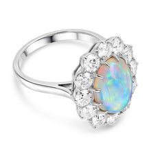Halo Women's Opal Cocktail Ring