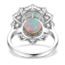 Halo Women's Opal Cocktail Ring