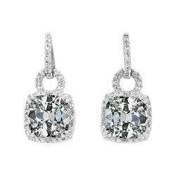 Fine Drop Earrings – Fine Diamond 3.50 ct from HarryChadEnt