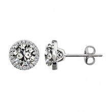 Drop Earrings 14K White Gold with Brilliant Diamond – main view