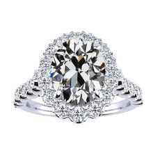 Authentic Brilliant Diamond Halo Engagement Ring – main view