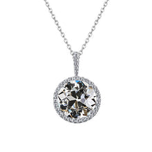 Old Mine Cut Brilliant Diamond ring in 14K White Gold – main view