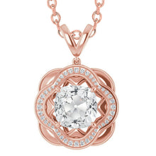 Cushion Cut Diamond ring in 14K Rose Gold – main view