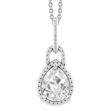 Authentic Diamond Pendant 3.50 ct 14K White Gold – main view