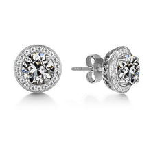 Fine Diamond Drop Earrings 3.50-ct 14K White Gold – main view