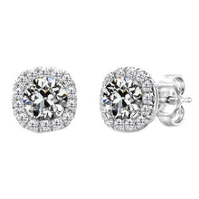 Earrings 14K White Gold with Brilliant Diamond – main view