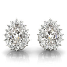 Authentic Fine Diamond Drop Earrings – main view