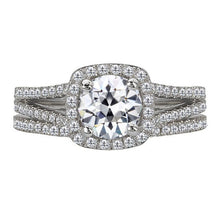Diamond Bridal Ring 2-ct 14 Karat White Gold – main view