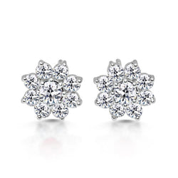Authentic Old Mine Cut Brilliant Diamond Earrings – 0.50 ct in