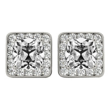Earth-Mined Fine Diamond Earrings 13.50 ct 14 Karat White Gold – main view
