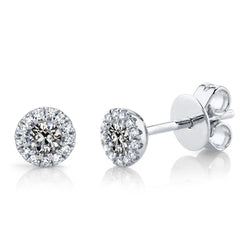 Handcrafted Brilliant Diamond Stud Earrings 3.50 ct |