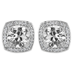 Timeless 6-ct Brilliant Diamond Earrings