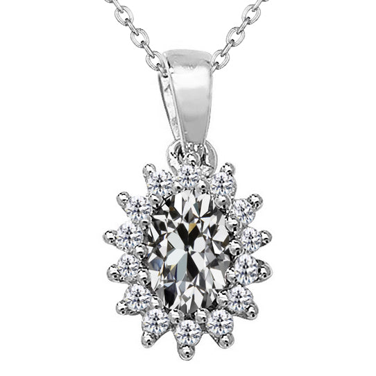 Artisan Brilliant Diamond Pendant 4 ct – main view