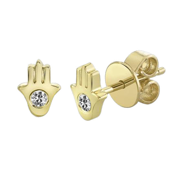 Bespoke Stud Earrings 1 ct – main view