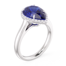 Handcrafted Cornflower Blue Sapphire Gemstone Ring 2 ct from