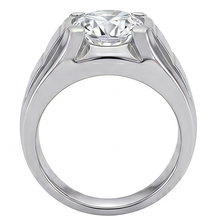 Natural Diamond Men's Ring 2 ct Round Cut F VS1 – 14K White Gold