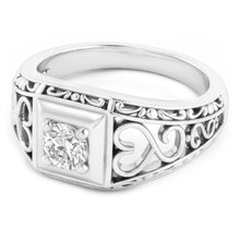 Handcrafted Fine Diamond Single Stone Ring 1 ct by HarryChadEnt