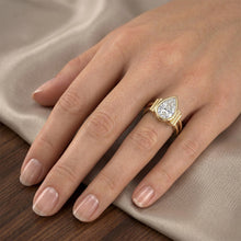 Handcrafted Fine Diamond Three Stone Ring 2 ct | HarryChadEnt
