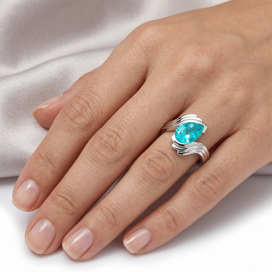 Handcrafted Gemstone Ring – Paraiba Tourmaline 2 ct by