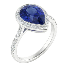Handcrafted Royal Blue Sapphire Precious Stone Ring 3.50 ct |