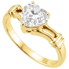 High-End Fine Diamond Solitaire Engagement Ring 4.50 ct – front view