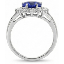 Heart Shape 7 Carat Sapphire Engagement Ring
