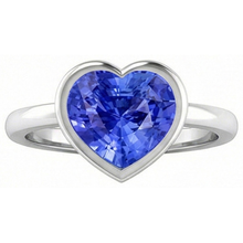 natural heart sapphire 2.50ct watch side angle