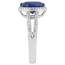 Heart Sri Lanka Sapphire Natural Earth Mined DIAMOND ( NOT LAB GROWN )s White Gold 14K Ring 9.50 Carat