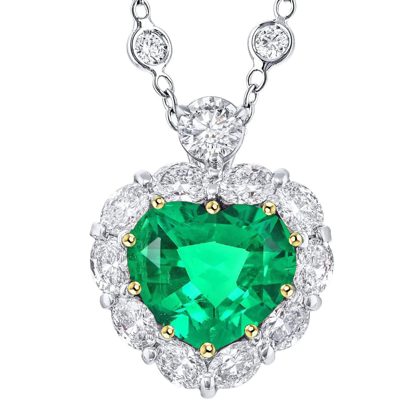 Natural Emerald Precious Stone Pendant – main view