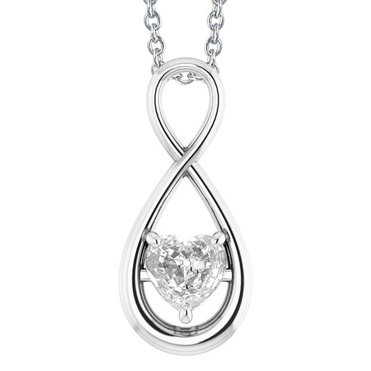Sparkling Pendant Necklace 2.50 ct – main view