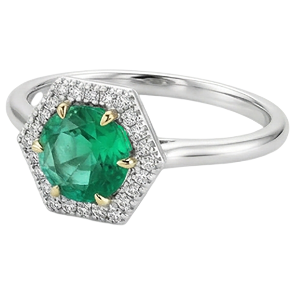 Radiant Precious Stone Ring 2.50 ct – angle view