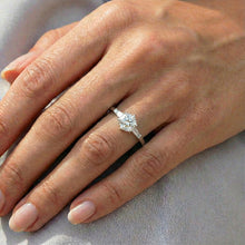 Diamond Engagement Ring 1-ct 14K White Gold – top view