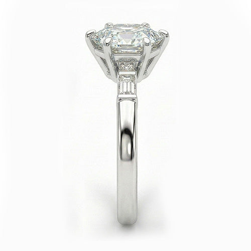 Sophisticated Diamond Engagement Ring 1 ct – angle view