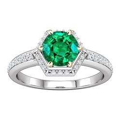 Luxury Precious Stone Ring – Fine Emerald 1 ct from HarryChadEnt