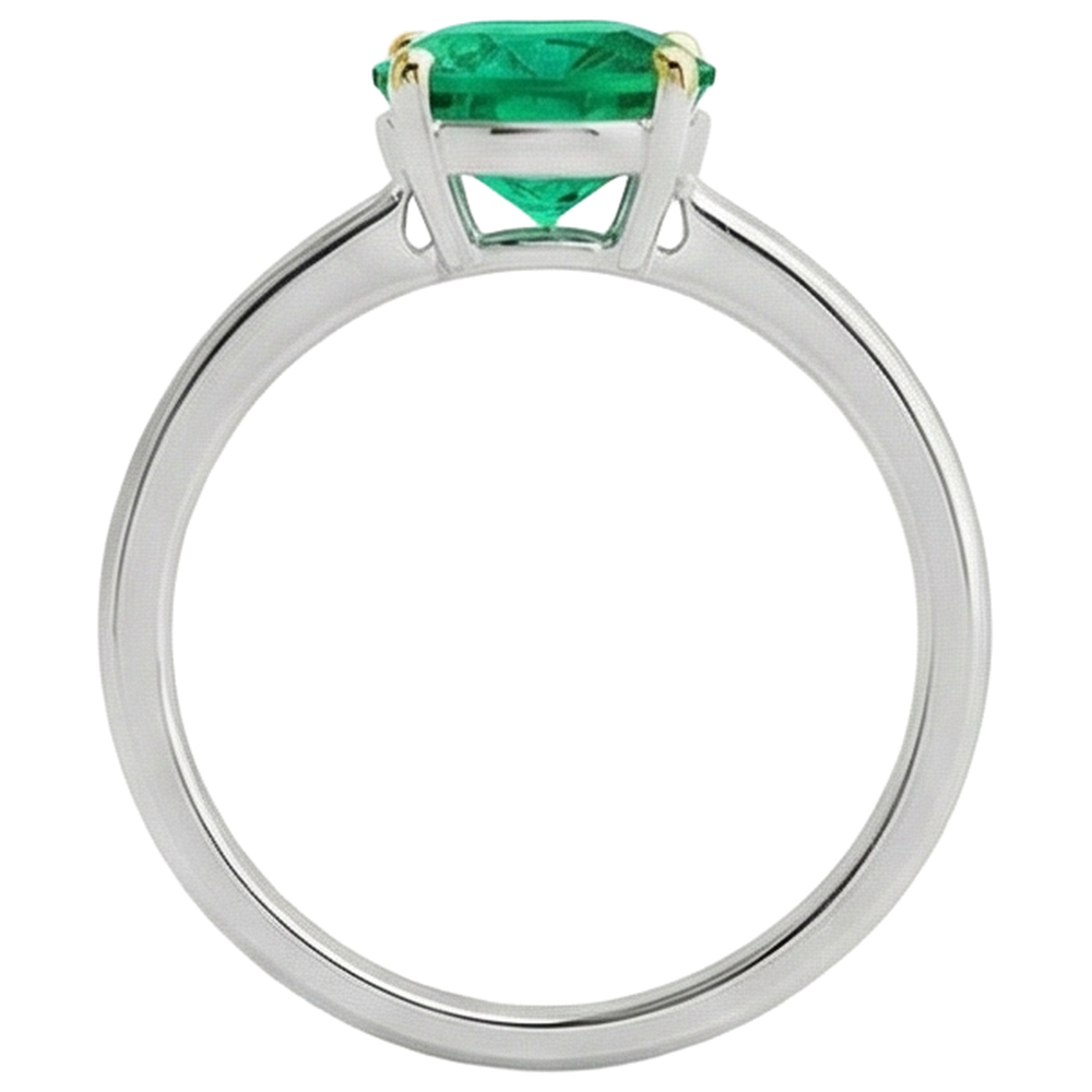 Elegant Gemstone Ring 3 ct – top view