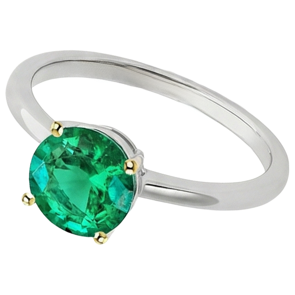 Elegant Gemstone Ring 3 ct – side view