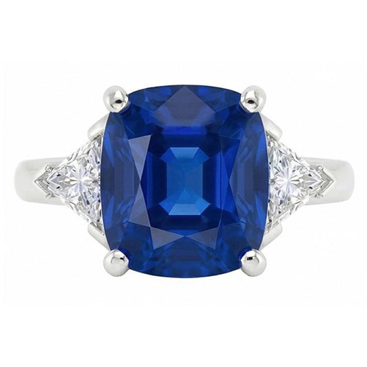 IGI CERTIFIED 14K Gold 9 Carat Sapphire Engagement Ring