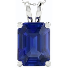 Luxury Precious Stone Pendant 5 ct – side view