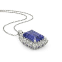 High-End Gemstone Pendant 4.50 ct – side view