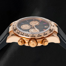 Rolex Cosmograph Daytona 116515LN 40mm Black Rainbow Hour Diamond Dial Black Oysterflex Strap