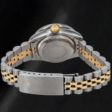 Rolex 69173 Datejust 26mm Champagne String Diamond Dial Two Tone Watch
