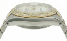 Jubilee Bracelet Ss & Gold Roman Dial Rolex Date Just Women Watch