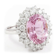 Kunzite Gemstone Engagement Ring