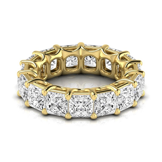 Brilliant Diamond Eternity Band 11.25 ct 14K Yellow Gold – front view