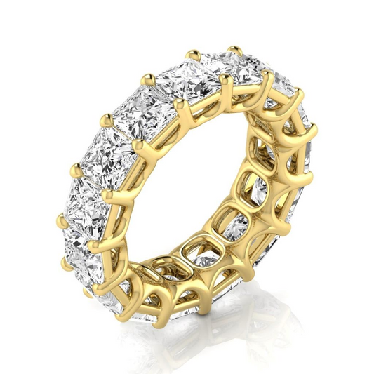 Princess Cut Brilliant Diamond ring in 14K Yellow Gold – main view